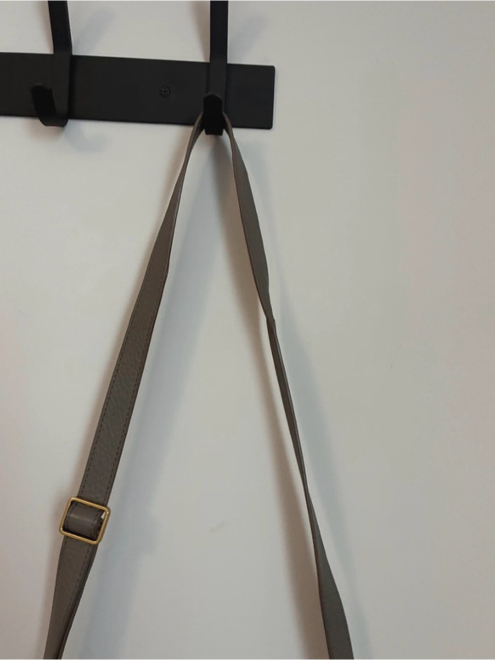 Fossil Gray Leather Crossbody Bag - Picture 11 of 16